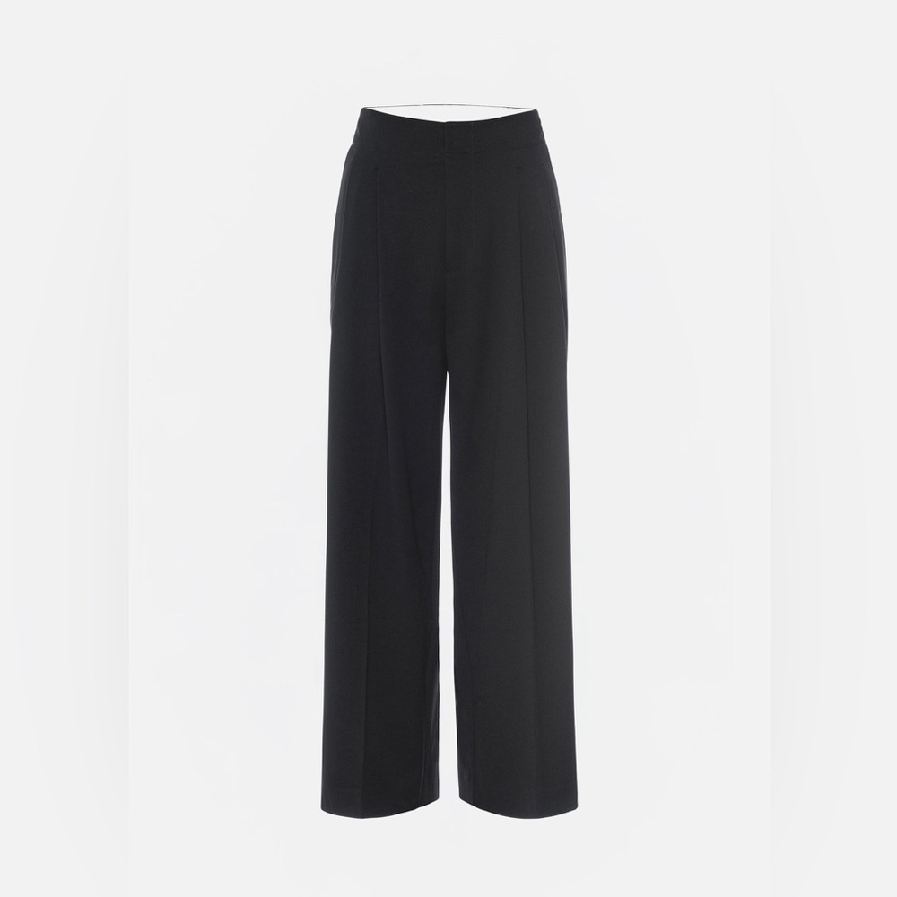 Good American ESSENTIAL SUITING PLEATED CROPPED TROUSERS 25” inseam